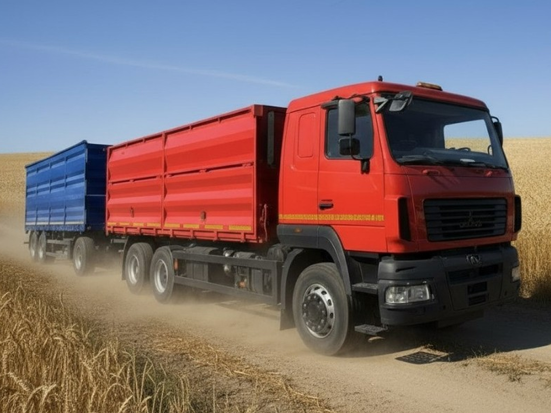 Зерновозная сцепка МАЗ-63122j-8535-030 прицеп 856103-032-000