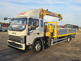 КМУ ХСМG SQS-125 на шасси JAC N120L борт 6,2х2,55х,06 м